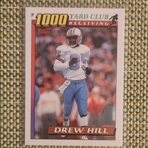 Drew Hill Football Card